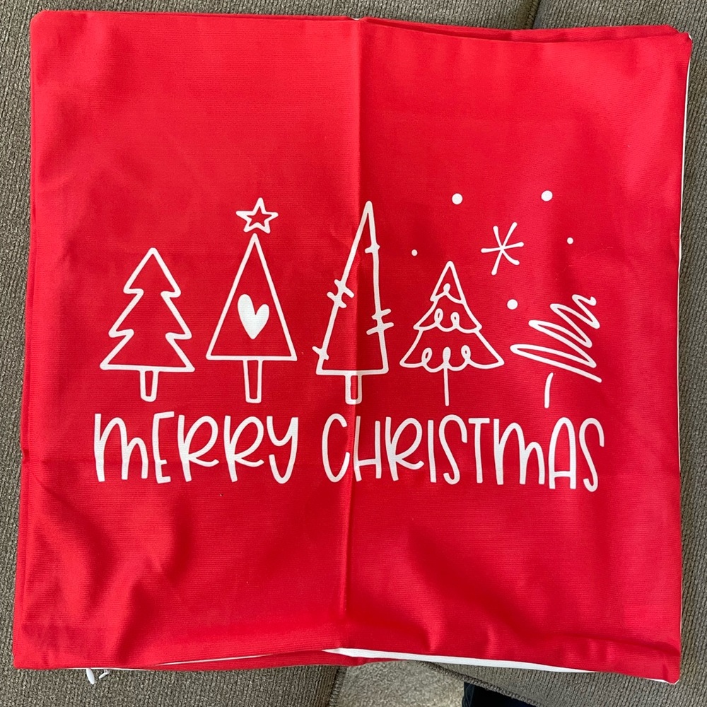 Christmas holiday throw pillow cases
